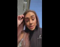 Girl shows off her long legs small body 