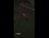 Red shirt guy does backflip pillow fail 