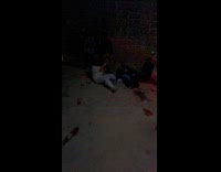 Woman fell from small ATV in warehouse