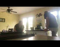 Woman pulls fake mouse prank on husband 