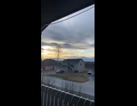 Midnight during summer in Alaska neighborhood sun