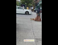 Brown cowboy boots found on sidewalk 
