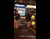 Guys get into fight argument break bottles