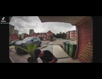 Guy has drawer lid hit his head 