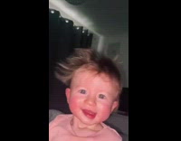 Little baby wakes up from sleep