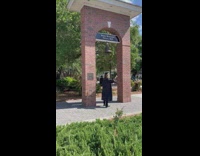 New grad rings campus bell to celebrate but accidentally breaks it
