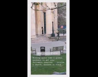 Long black dress gloves girl church columns 