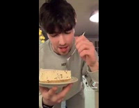 Guy tells joke about glasses and girl