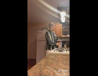 Guy laughs audibly at his own thoughts 