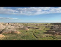 Dillon pass badlands national park mountain view