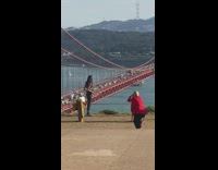 Photoshoot by golden gate bridge 