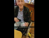 Collab BitchMP - Older man missing leg tells server she stepped on his toe