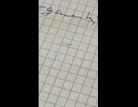 Small caterpillar crawls on the graph notebook