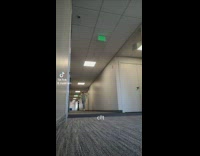 Girl running but no one is near her 