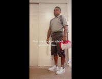 Parents before their kid goes back to school 