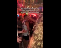 Woman screams at man when bumped into her