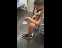 Passenger has 3 lizards on arm 