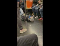 Man Stays Still on Floor on its Back