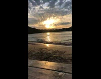 Time Lapse video of the sunset at the Beach