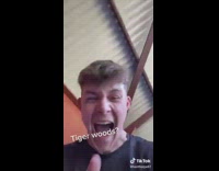 Collab BitchIG2 - Guy hits club into grass at golfing range 