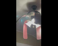 Depressed ceiling fan blades look soft 