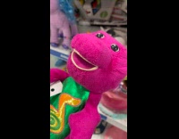 Barney stuffed toy produces some weird sounds