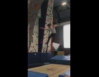 White shirt guy double front flip trampoline  