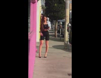Phone tripod pink wall coffee cup girl