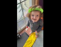 Toddler thought she was whistling