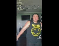 Girl shows two dance moves for the boys