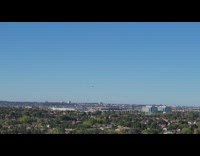 Hawk migration seen from the balcony building