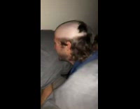 Collab Clips mpugc - Guy in bed bad haircut half hair missing