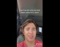 Guy hates using the L word 