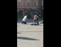 Girls do yoga pose for selfie 