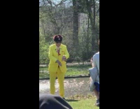 Old man yellow suit rings and jewelry pictorial park