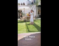 Girls take selfie on grass