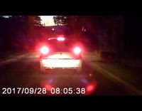 Driver crashes into middle divider 