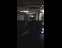 Man shirtless poses and reviews photo at the parking lot Part 2