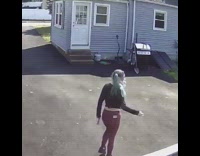 Lady with face paint gets yelled at 