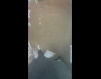 hurricane flood waters inside convenience store