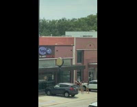 Four Teenagers group dance tiktok purple restaurant