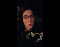 Girl wakes up from nap with raccoon 