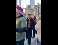 People joins Santacon Christmas celebration in NYC