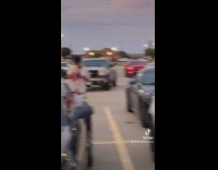 Collab BitchMP - Guy on crane at car meet parking lot