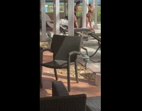 girls in black bikinis gazebo