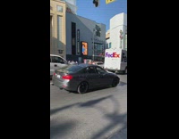 Man and Woman tiktok dance in the middle of the street