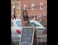 Girl tries to take perfect picture of cannoli just eat the fucking cannoli