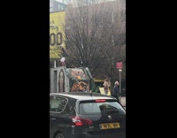 Guy doing handstand on edge