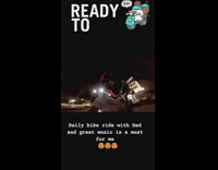 Pet cat rides the motorcycle in a tiktok video