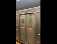 Burst pipe waters rush on subway platform